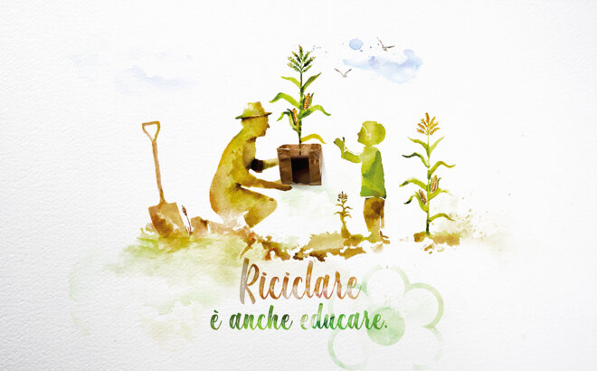 Copertina settembre: riciclare è anche educare